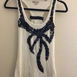 💥 MOVING SALE💥 Forever 21 Sequin Bow Tank Top